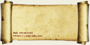 Valentina Jankov vizit kartica